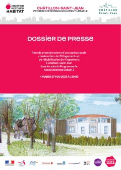Communiqué de Presse - Pose de Première Pierre à Châtillon-Saint-Jean