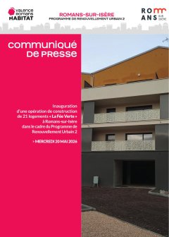 Communiqué de Presse - Inauguration La Fée Verte à Romans/Isère