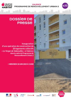 Communiqué de Presse - Inauguration du Verger de Valensolles à Valence